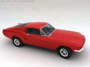 1968 ford mustang 3D Model