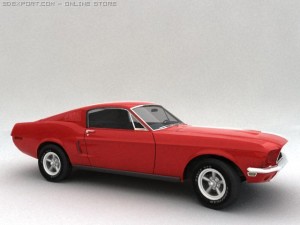 1968 ford mustang 3D Model