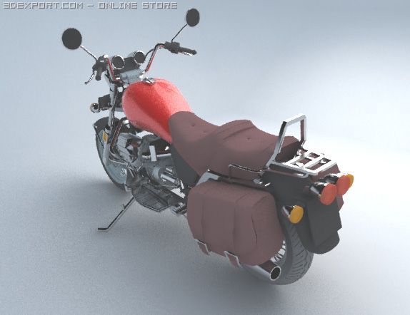 classic motorbike oh2 Modelo 3D .c4d .max .obj .3ds .fbx .stl .blend 