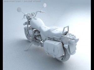 classic motorbike oh2 Modelo 3D