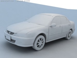 honda accord 97 Modelo 3D