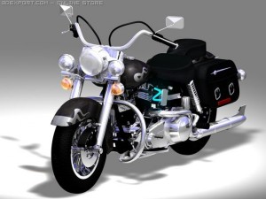 custom classic bike 3D Модель