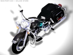 custom classic bike Modello 3D