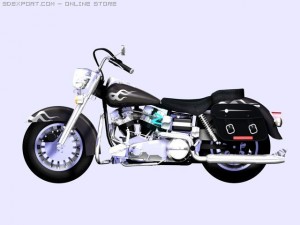 custom classic bike Modello 3D