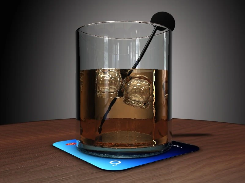 whisky glass 3D Model .c4d .max .obj .3ds .fbx .stl .blend 