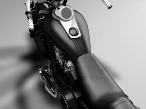 custom harley black mamba 3D Модель