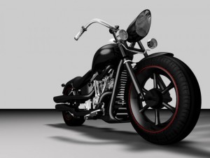 custom harley black mamba 3D Модель