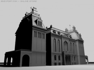 london building Model 3D