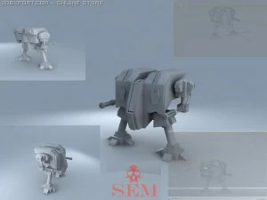 rob&ocirc;s Modelo 3D