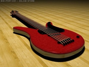 Emo guitar 3D-Modell