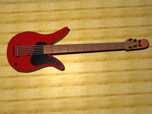 Emo guitar 3D Модель