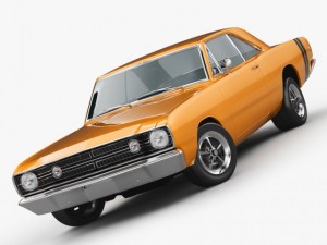 dodge dart 1968 3D Model
