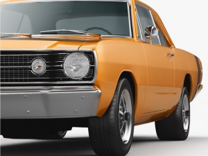 dodge dart 1968 3D मॉडल