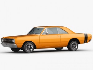 dodge dart 1968 3D मॉडल