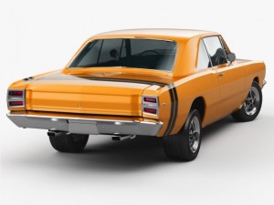 dodge dart 1968 3D मॉडल