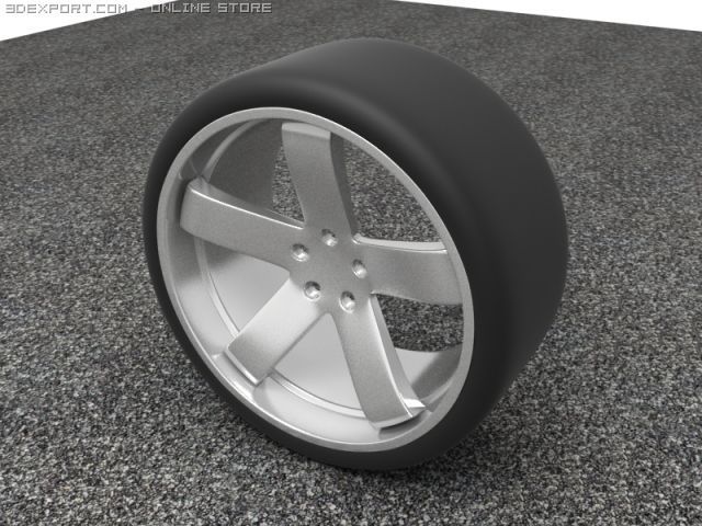 race wheel 3Dモデル .c4d .max .obj .3ds .fbx .stl .blend