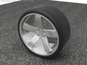 ruota da corsa Modello 3D