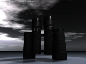 binocular Modelo 3D