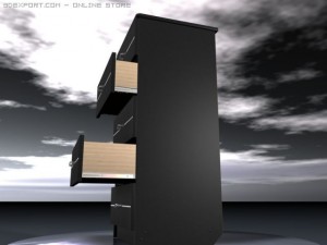bedside table Model 3D