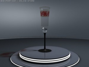 wine glass 3D Model