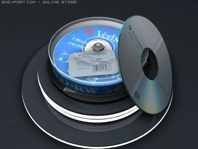 discboxverbatim 3D Model .c4d .max .obj .3ds .fbx .stl .blend 