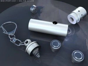 charm small lamp 3D Model