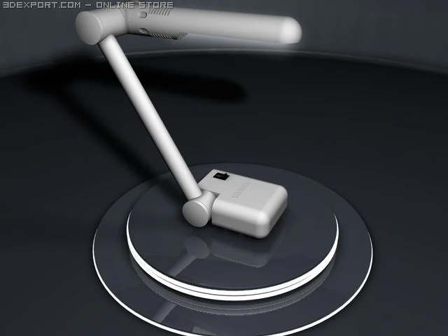 desk lamp 3D Model .c4d .max .obj .3ds .fbx .stl .blend 
