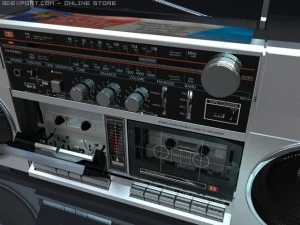 magnitofon sanyo 3D Model