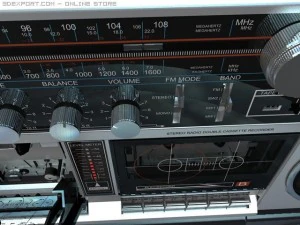 magnitofon sanyo 3D Model