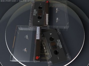 audio cassette 3D 모델