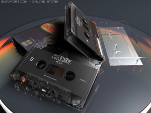 audio cassette 3D 모델