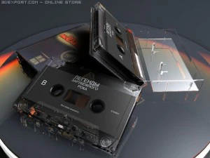 audio cassette 3D Model