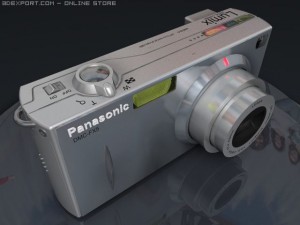 panasonic lumix dmc fx5 3D मॉडल