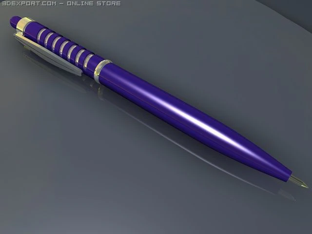 ball point 3D Model .c4d .max .obj .3ds .fbx .stl .blend 