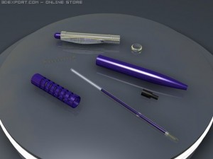 ball point Modelo 3D