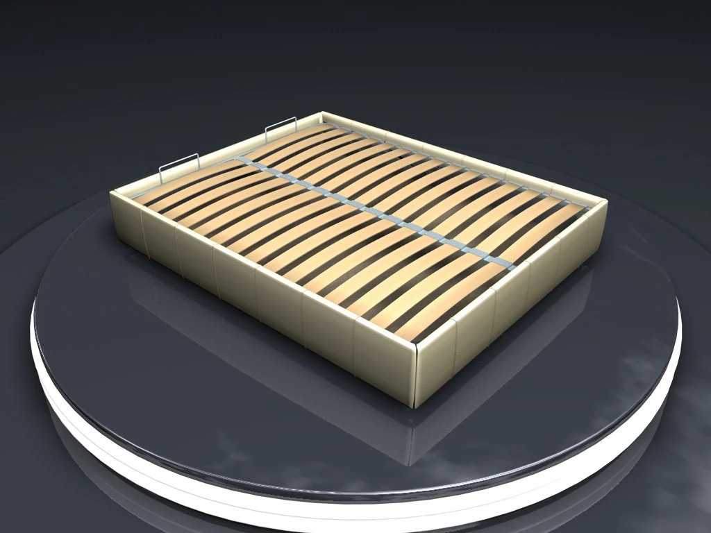 bed with lifter 3D Model .c4d .max .obj .3ds .fbx .stl .blend 