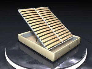 bed with lifter 3D Model