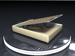 bed with lifter 3Dモデル
