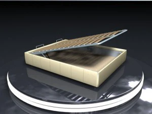 bed with lifter 3D Model