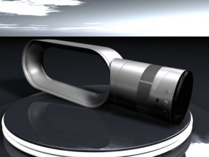 bladeless fan oval 3D 모델