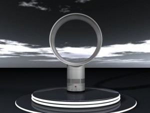 bladeless fan circle 3D मॉडल