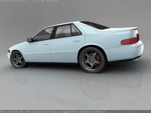 cadillac seville sts 3D Модель