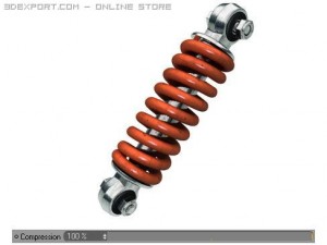 suspension Modello 3D