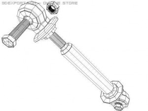 suspension Modello 3D