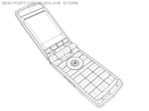 lg kf300 3D Model