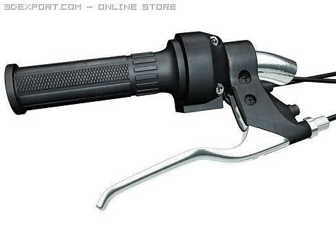 brake lever and throttle hand 3D Model .c4d .max .obj .3ds .fbx .stl .blend