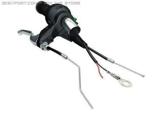 brake lever and throttle hand 3D Model