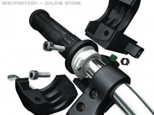 brake lever and throttle hand 3D Model