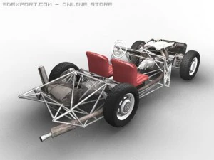 mercedesbenz 300 sl roadster 3D Model