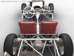 mercedesbenz 300 sl roadster 3D 模型